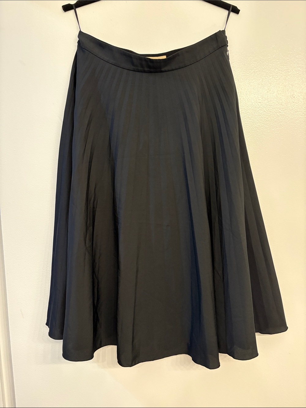 Burberry Skirt Black Pleated Midi Uniform